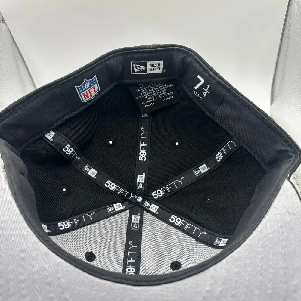 New Era Cincinnati Bengals 59FIFTY Fitted Hat Black NFL Team Basic 7‎ 1/4 Cap